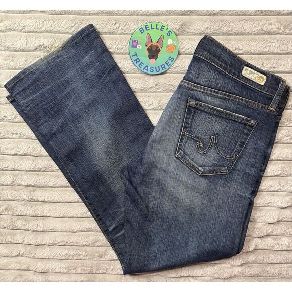 AG Adriano Goldschmied Size 31‎ The Tomboy Boyfriend Fit Denim Jeans Stretch USA - Picture 1 of 13